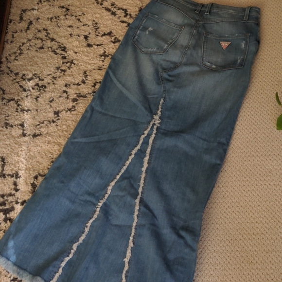 Guess Vintage 90's Denim Maxi Skirt - Picture 5 of 7
